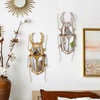 Creative Resin Stag Beetle Wall Decor, 1 Count Wall Mounted Hanging Ornament, Wall Decor for Home Living Room Bedroom, Hangab...