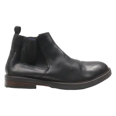 CLARKS Chelsea Boots Black Leather Mens UK 6