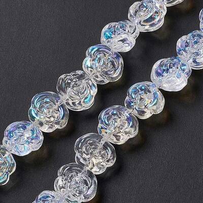 Electroplate Glass Beads Strands