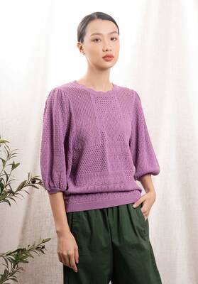 Pullover Aglae Violet | Color: VIOLET | Size: M