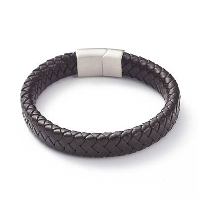 Unisex Leather Cord Weave Bracelets
