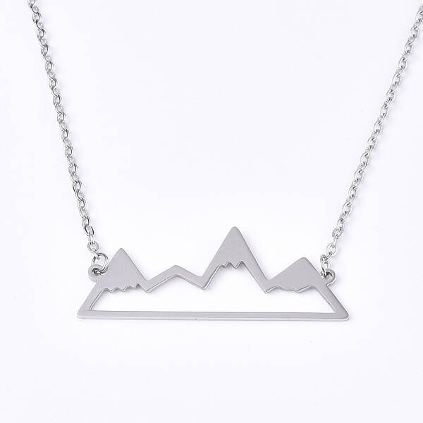 Non-Tarnish 201 Stainless Steel Pendant Necklaces