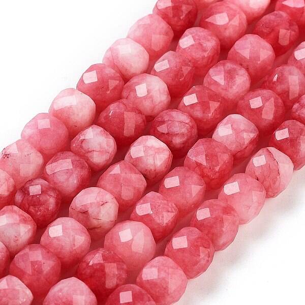 Natural White Jade Beads Strands