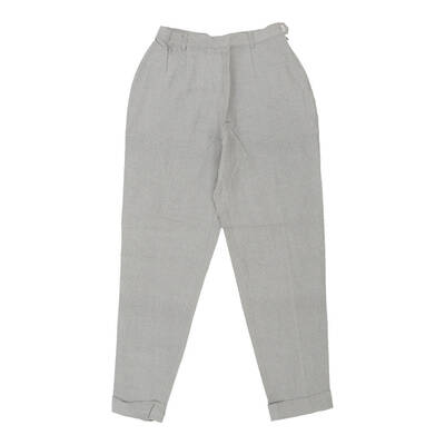 Burberry Trousers - 26W UK 8 Grey Viscose