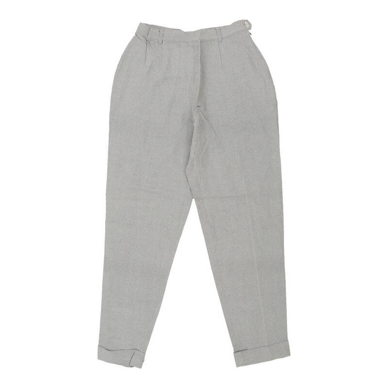 Burberry Trousers - 26W UK 8 Grey Viscose