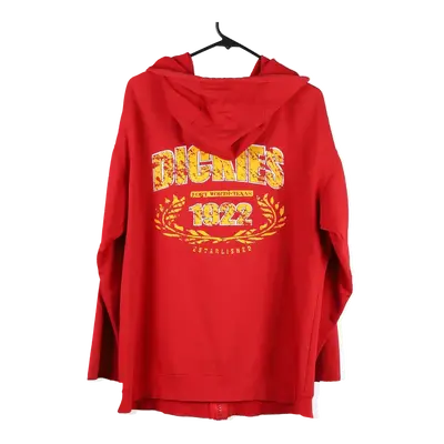 Dickies Hoodie - Medium Red Cotton Blend
