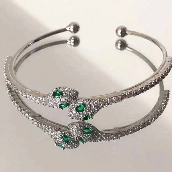 Aloy Rhinestone Cuff Bangles