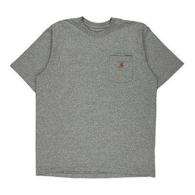 Carhartt Tall T-Shirt - XL Grey Cotton