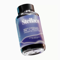 Stellace Night Capsules: Circadian Rhythm Reset Premium Sleep Supplement with Magnesium Glycinate, Passionflower & Bacopa - D...