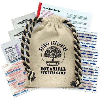 150 Promotional Handy Canvas First Aid Kit - Reusable & Medical ...