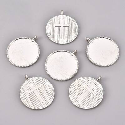 Alloy Pendant Cabochon Settings