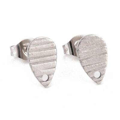 Non-Tarnish 304 Stainless Steel Stud Earring Findings