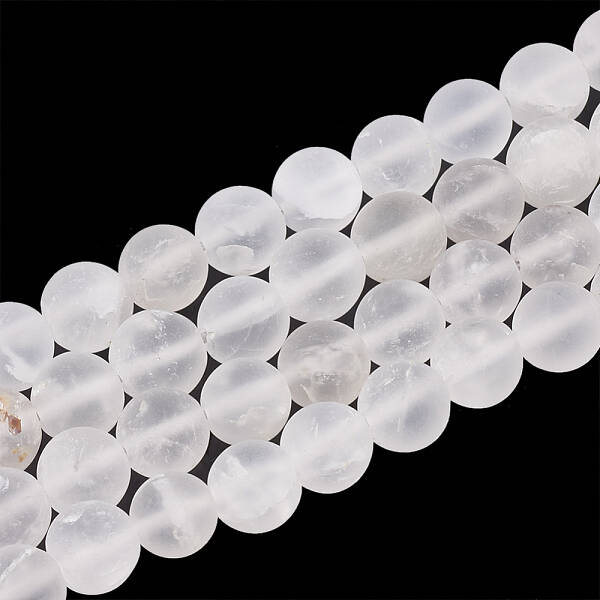 Natural Quartz Crystal Beads Strands