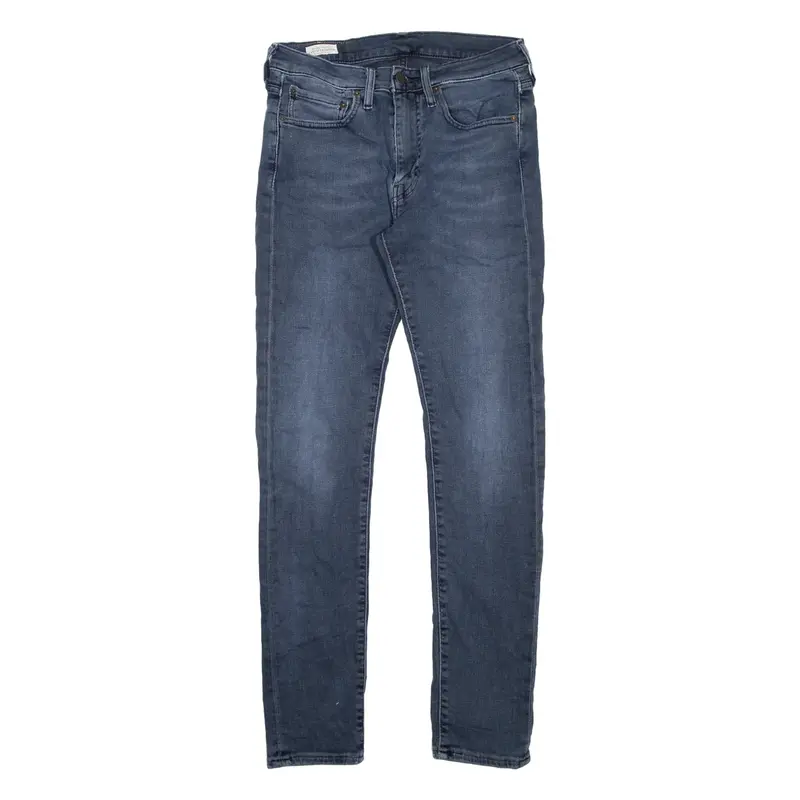 LEVI'S 519 BIG E Jeans Mens Blue Slim Skinny Stone Wash W28 L32