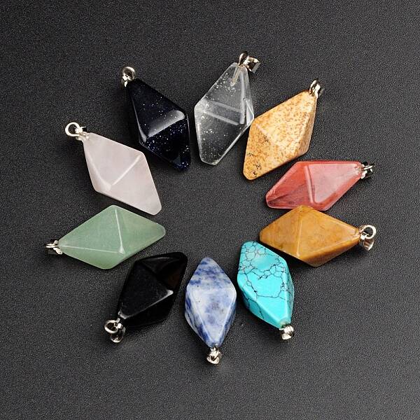 Natural & Synthetic Gemstone Pendants