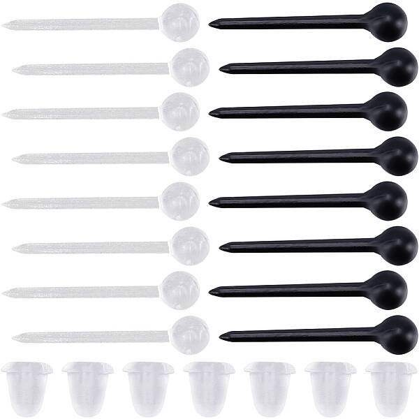 Eco-Friendly Plastic Stud Earring Findings