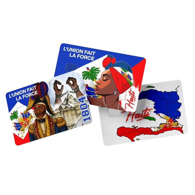 01-Haitian Credit Card Sticker Set – 3 Designs
