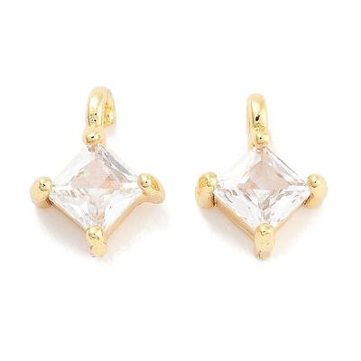 Brass with Cubic Zirconia Pendant