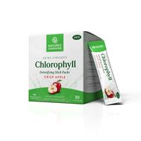 Nature's Sunshine Chlorophyll Stick Packs: Crisp Apple. Gut Health Hero- Detox, Reduce Bloat, Clear Skin, Support Digestion, ...