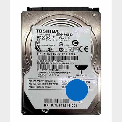 645216-001 HP 640GB 5400RPM SATA 3Gb/s 2.5-inch Hard Drive