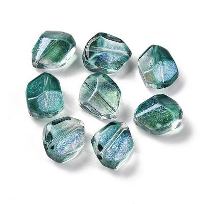 Baking Paint Transparent Glass Beads