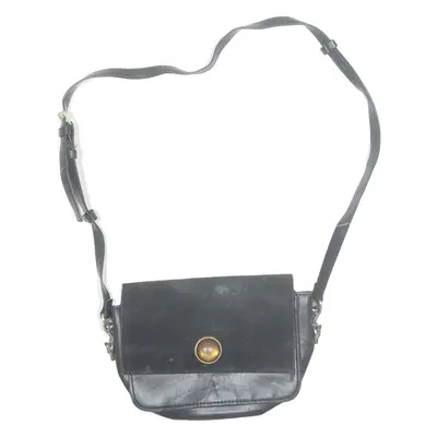 ZARA WOMAN Womens Crossbody Bag Black Leather