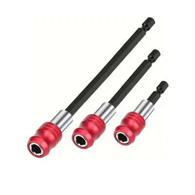 Quick Release Magnetic Drill Bit Holder Kit, 1/4 Inch Hexagon Screwdriver Bit Holder, Retractable Magnetic Extension Socket A...