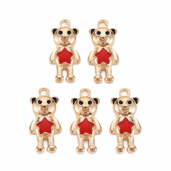 Alloy Enamel Pendants