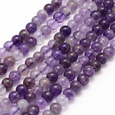 Natural Amethyst Beads Strands