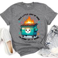 [Sale Up To 45%] Funny Dumpster Fire T-Shirt - \