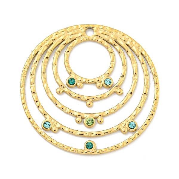 Real 18K Gold Plated PVD Vacuum Plating 304 Stainless Steel Pendants