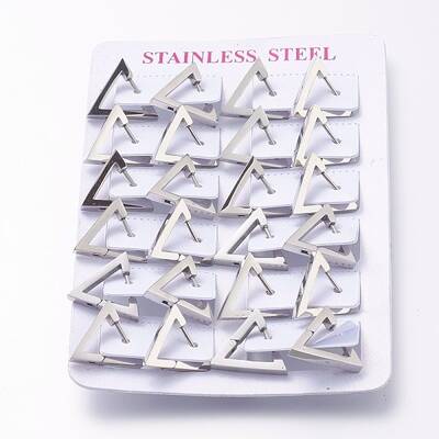 Tarnish Resistant 304 Stainless Steel Huggie Hoop Earrings