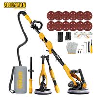 Alloyman Drywall Sander, 1050W Electric Drywall Sander with Vacuum Dust Collection, 2100RPM Wall Sander with 7 Variable Speed...