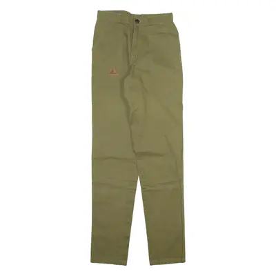 JEANS POWER Womens Trousers Green Slim Straight W22 L31