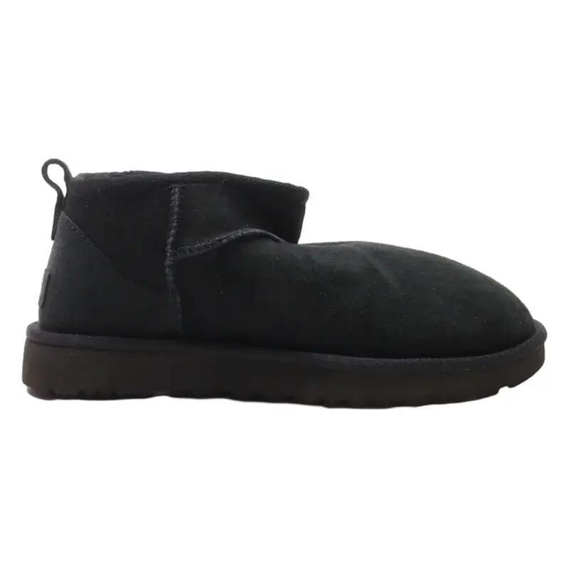 UGG Ankle Boots Black Suede Womens UK 5