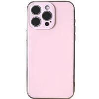 Summer color Pink Phone Case The most dazzling for summer Pink 3- Cameras Phone Case Camera Lens protection