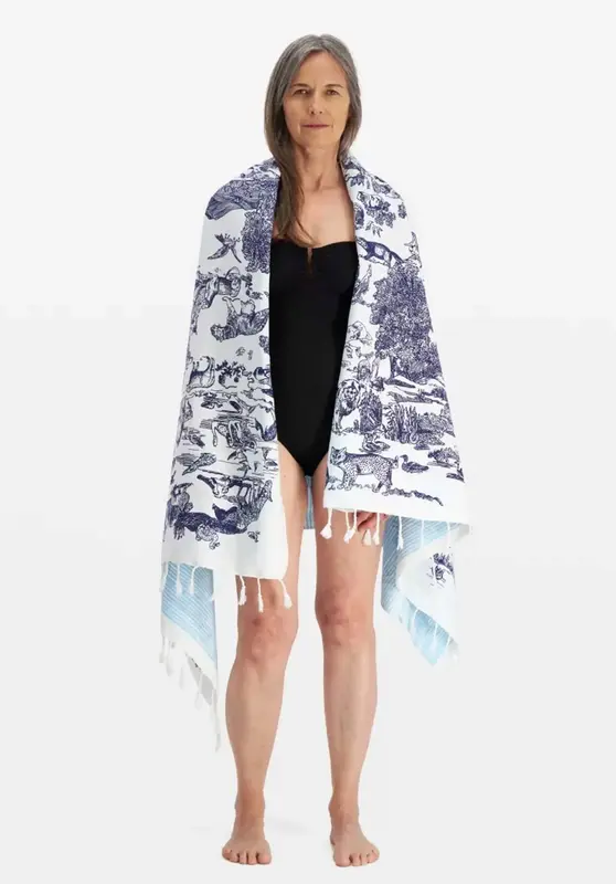 Scarf Fouta 100 Reverie Fo17rev00 Blanc-White | Color: BLANC WHITE | Size: U