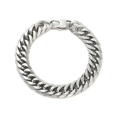 Non-Tarnish 304 Stainless Steel Cuban Link Chain Bracelets for Men