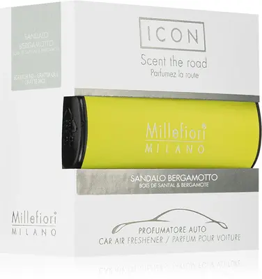 Millefiori Icon Scent the Road Sandalo Bergamotto (sandalwood and bergamot) - Car perfume - 47.0 g