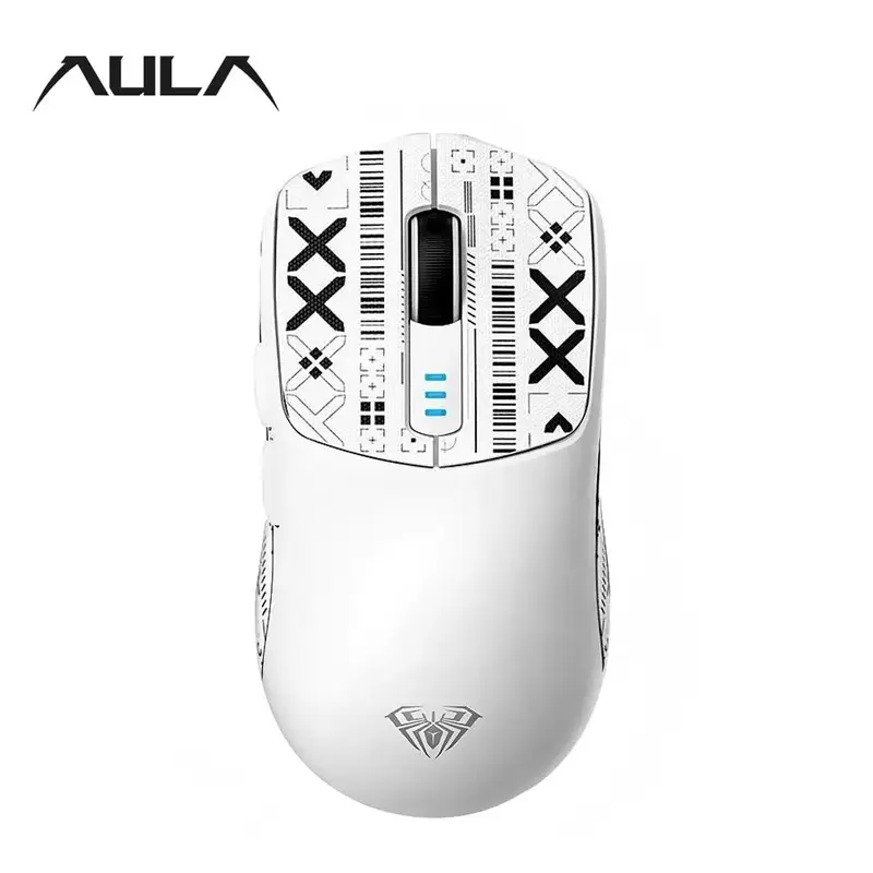 AULA SC580 Wireless Mouse for Gaming, 2.4G/Wired Mode Switch Gaming Mouse with Anti-slip Sticker for Summer, Bluetooth-compat...