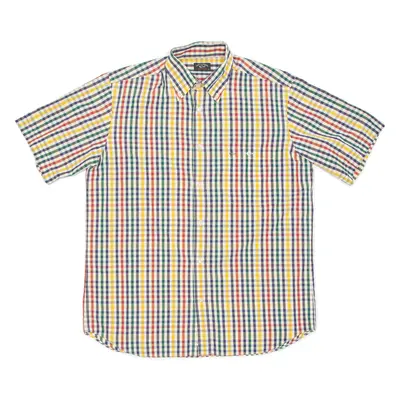 PAUL & SHARK Mens Shirt Yellow Check M