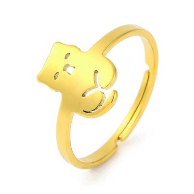 201 Stainless Steel Adjustable Rings for Women