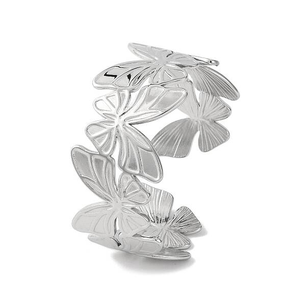 Butterfly 304 Stainless Steel Bangles for Women