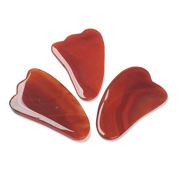 Dyed & Heated Natural Agate Gua Sha Boards