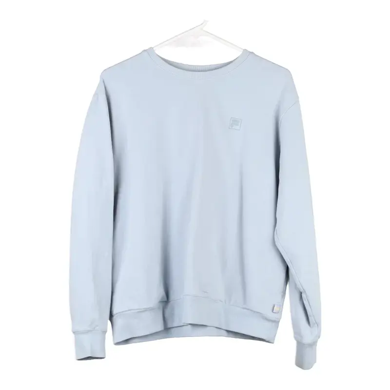 Fila Sweatshirt - Large Blue Cotton