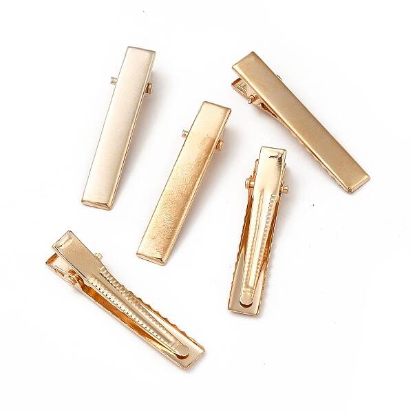 Iron Alligator Hair Clips Findings
