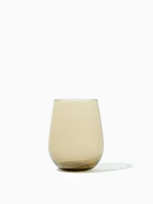 RESERVE 16oz Stemless Wine Color Series Tritan Copolyester Glass Smoke | Size: 24 Pack | Style: Printed