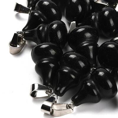 Natural Obsidian Pendants