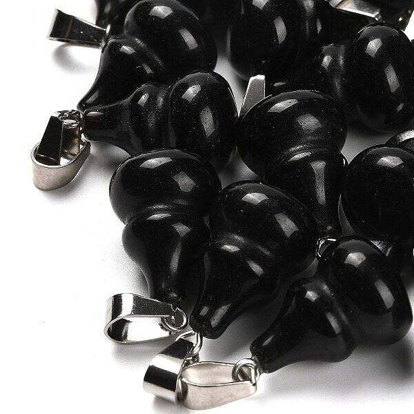 Natural Obsidian Pendants