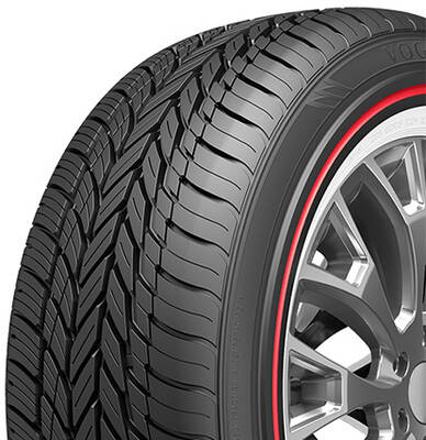 Vogue Tire Custom Built Radial VIII White/Red All Season - 215/70R15 103H